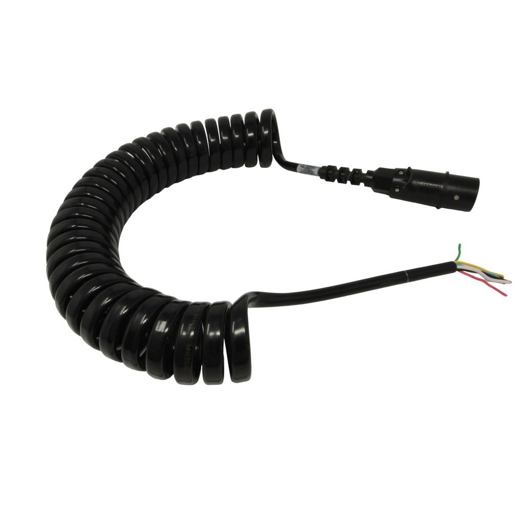 [RORIRESR-311306029] Cable eléctrico espiral americano completo con toma 7 polos (Macho) 6m Randon