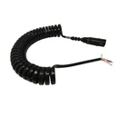 Cable eléctrico espiral americano completo con toma 7 polos (Macho) 6m Randon