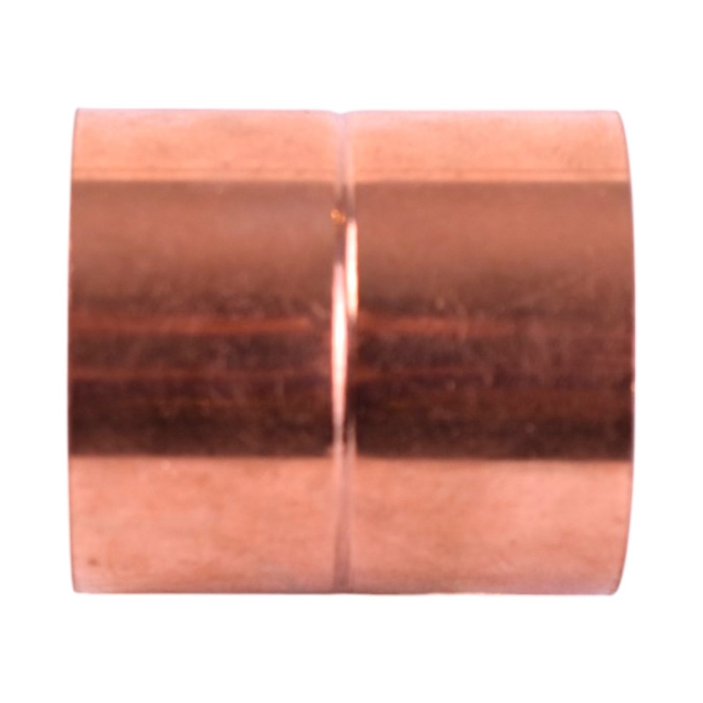 Cupla de Cobre CXC 1" - 1/4"