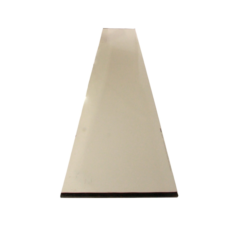 Chapa Ecoplate inferior 550mm x 2230mm color Blanco Randon