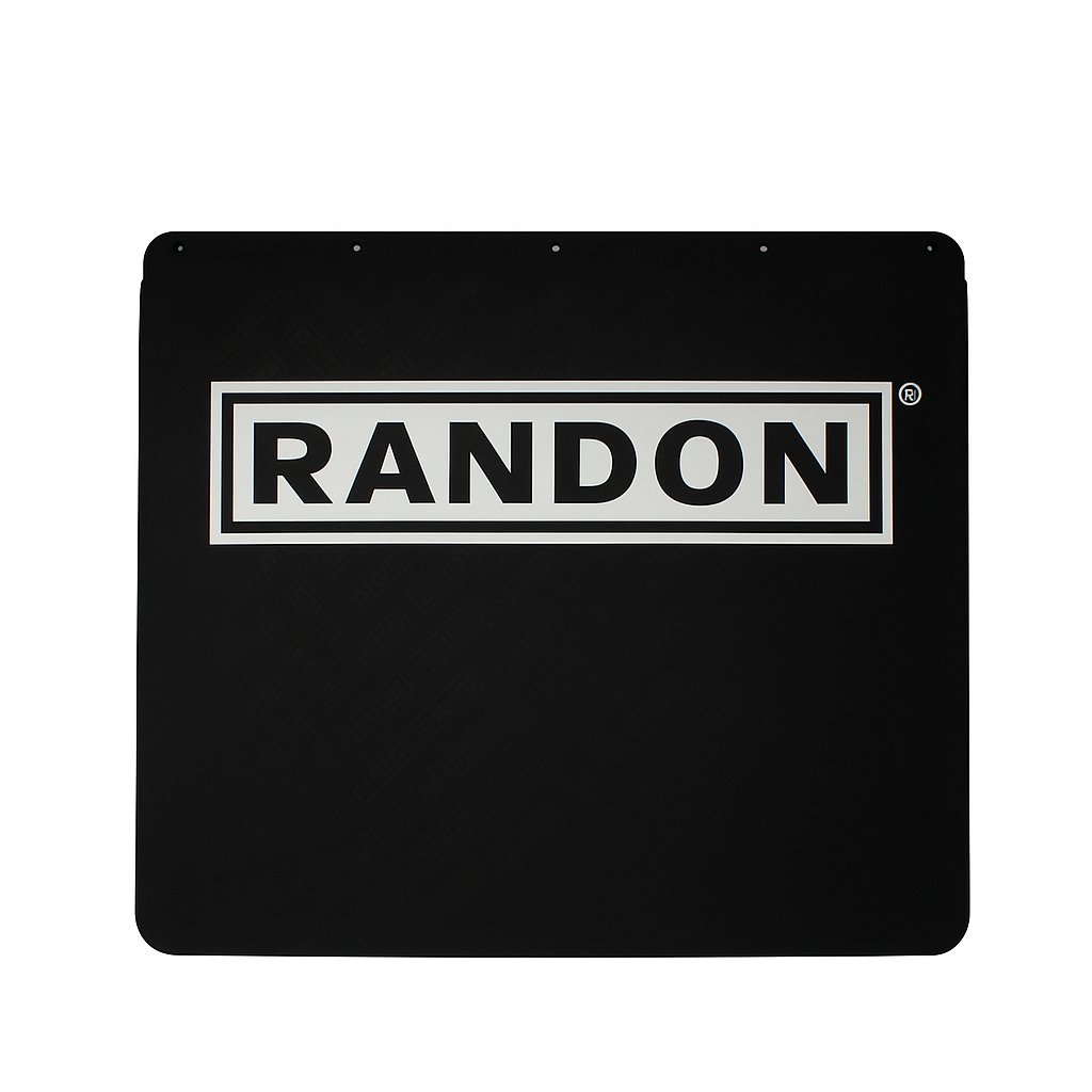 Guardabarro antispray 620mm x 570mm logo superior Randon