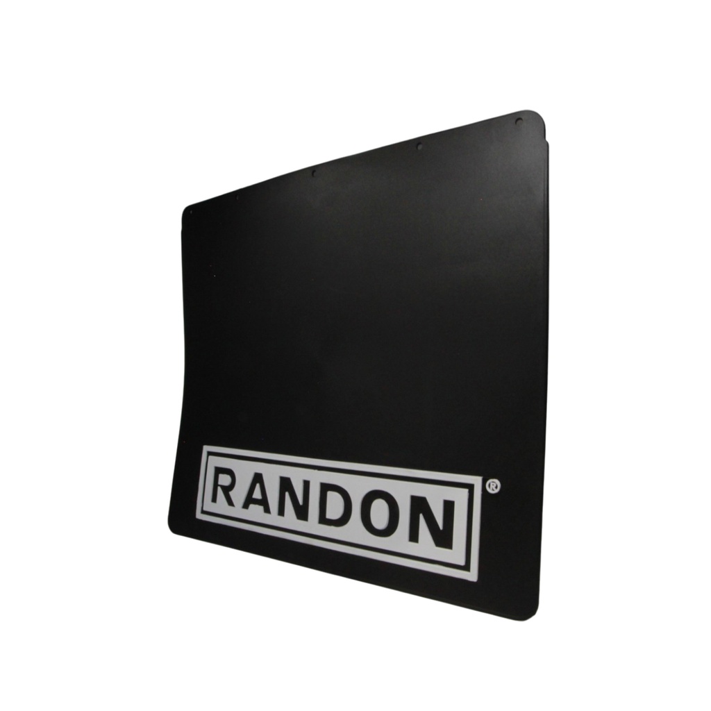 Guardabarro de goma trasero logo inferior antispray Línea R 570mm x 625mm Randon