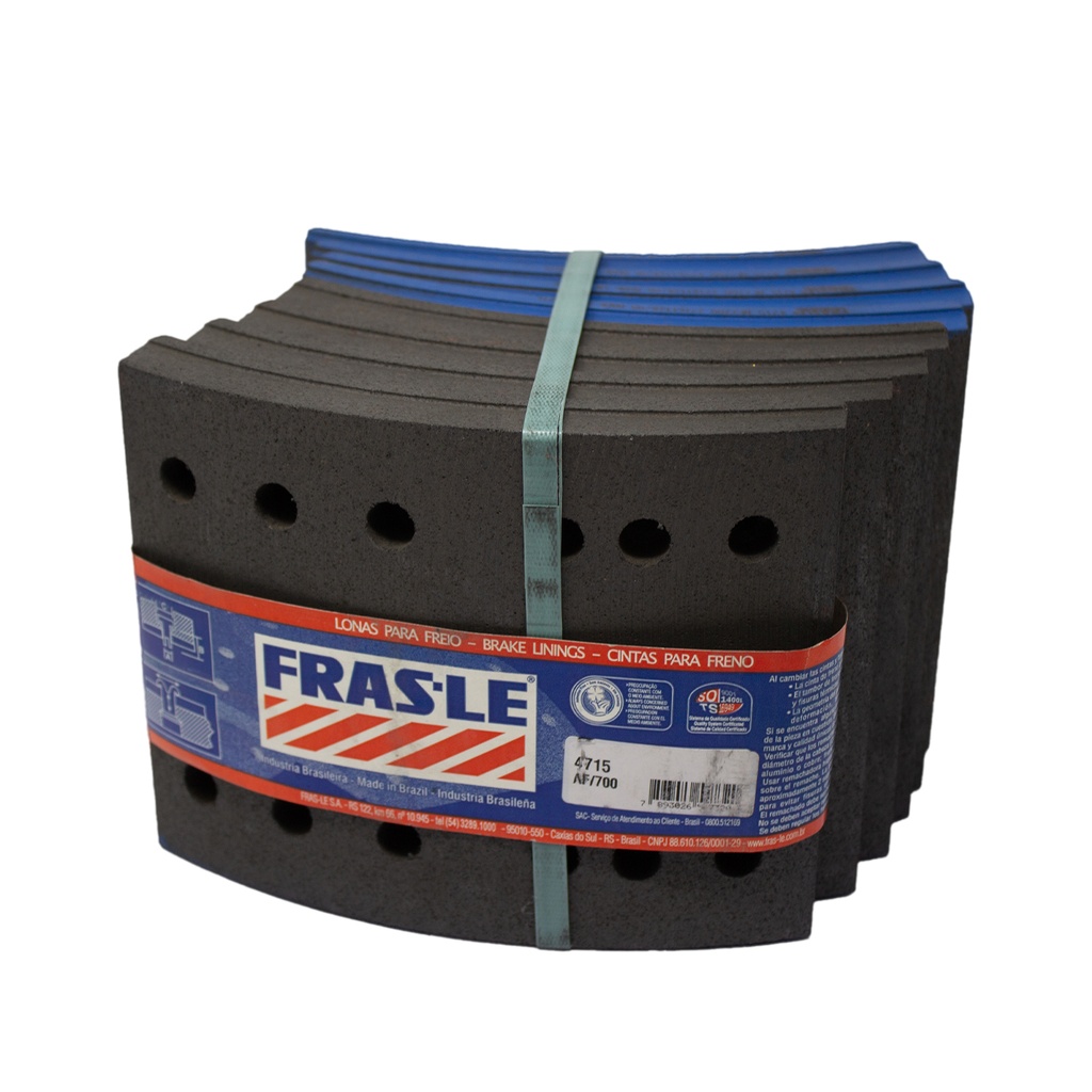 Juego de lonas traseras  y delanteras 6"  - 4715 Fras-le