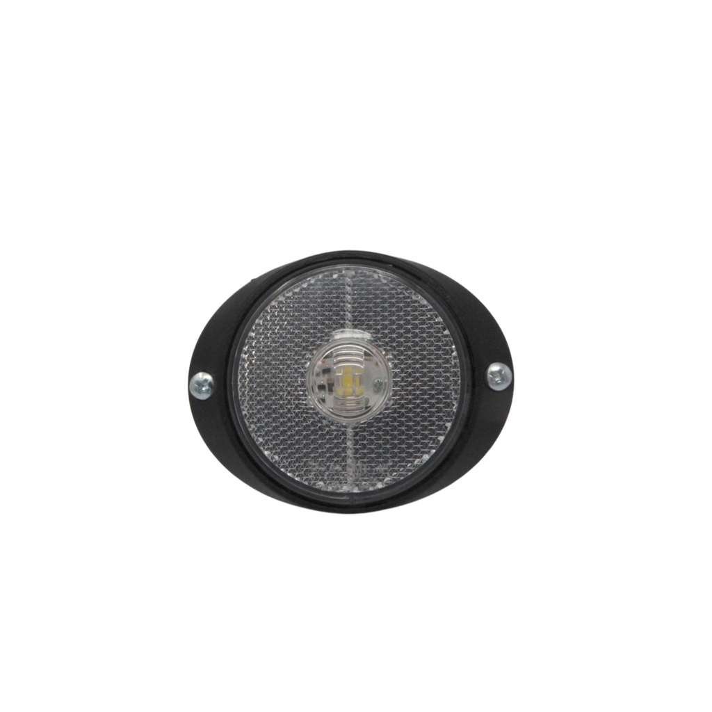 Luz frontal blanca led, delimitadora con cable 20cm, Bi Voltio Línea R Randon