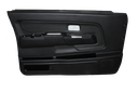 Panel protector de la puerta delantera izquierda, Cuero Negro