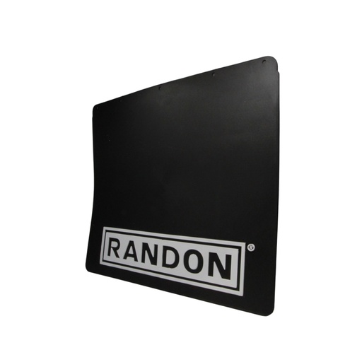 Guardabarro de goma trasero logo inferior antispray Línea R 570mm x 625mm Randon