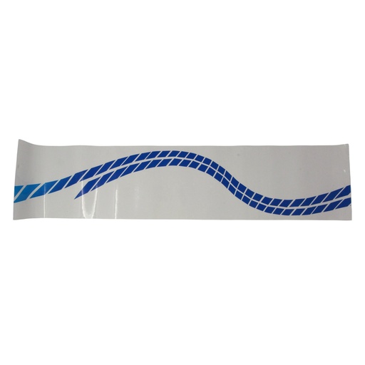 Adhesivo franja decorativa degrade azul para Semirremolque Randon