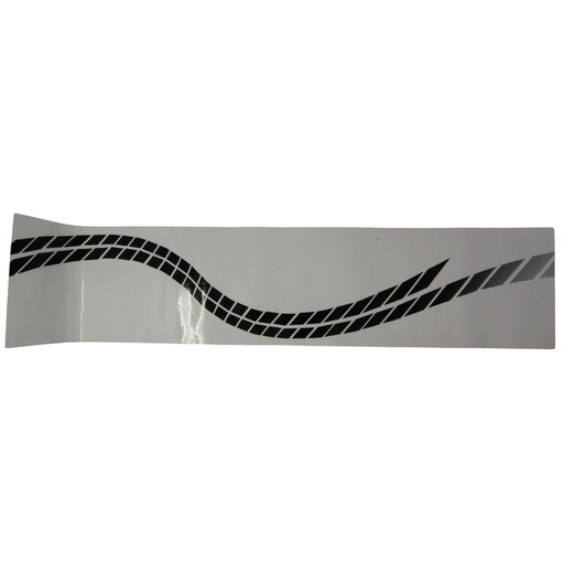 Adhesivo franja decorativa degrade negro para Semirremolque Randon