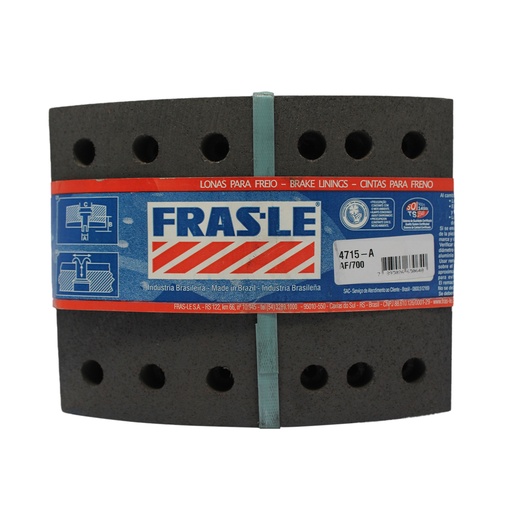 Juego de lonas traseras  y delanteras 6"  - 4715A Fras-le