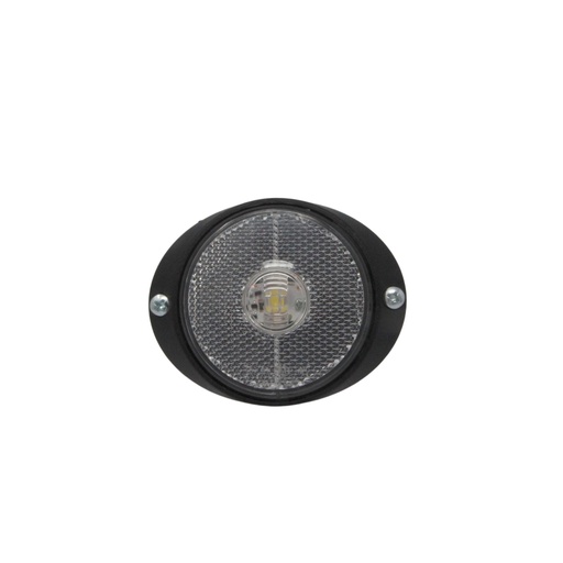 Luz frontal blanca led, delimitadora con cable 20cm, Bi Voltio Línea R Randon