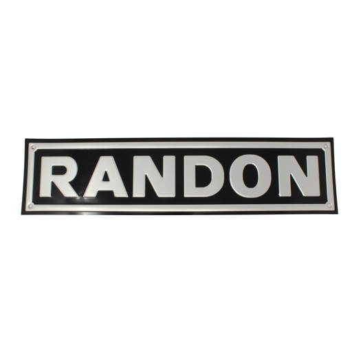 Placa Randon 1,0cm - 53cm x 13 cm Randon